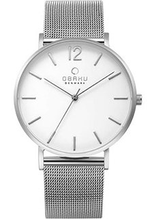 fashion наручные мужские часы Obaku V197GXCWMC. Коллекция Mesh