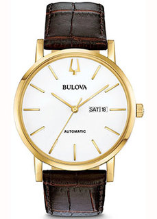 Японские наручные мужские часы Bulova 97C107. Коллекция Classic