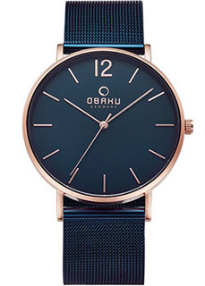 fashion наручные мужские часы Obaku V197GXVLML. Коллекция Mesh