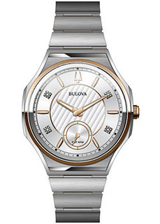 Японские наручные женские часы Bulova 98P182. Коллекция CURV