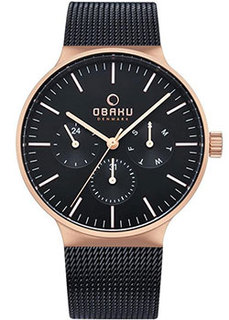 fashion наручные мужские часы Obaku V229GMVBMB. Коллекция Mesh