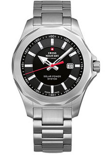 Швейцарские наручные мужские часы Swiss military SMS34073.01. Коллекция Solar Power