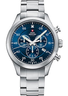 Швейцарские наручные мужские часы Swiss military SM34076.02. Коллекция Pilot