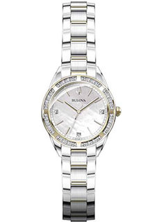 Японские наручные женские часы Bulova 98R263. Коллекция Sutton