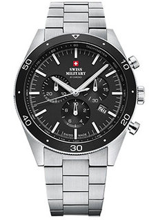 Швейцарские наручные мужские часы Swiss military SM34079.01. Коллекция Elegant Sports