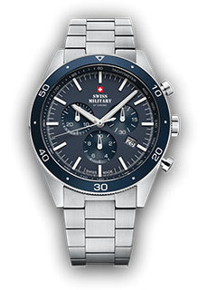 Швейцарские наручные мужские часы Swiss military SM34079.02. Коллекция Elegant Sports