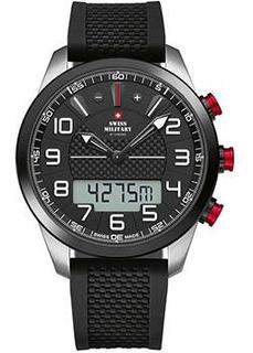 Швейцарские наручные мужские часы Swiss military SM34061.01. Коллекция Multifunction Outdoor