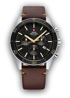 Швейцарские наручные мужские часы Swiss military SM34079.06. Коллекция Vintage-Style Sports
