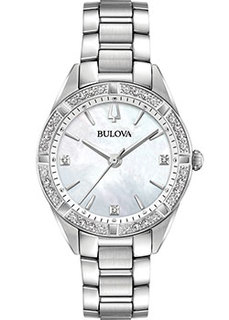 Японские наручные женские часы Bulova 96R228. Коллекция Sutton