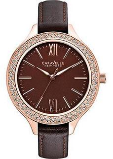 fashion наручные женские часы Caravelle New York 44L124. Коллекция Ladies Collecion