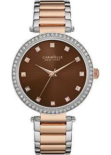 fashion наручные женские часы Caravelle New York 45L152. Коллекция Ladies Collecion