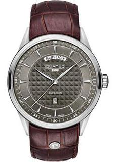Швейцарские наручные мужские часы Roamer 508.293.41.05.05. Коллекция Superior