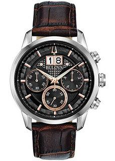 Японские наручные мужские часы Bulova 96B311. Коллекция Sutton