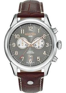 Швейцарские наручные мужские часы Roamer 540.951.49.06.05. Коллекция Soleure Chrono