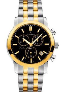 Швейцарские наручные мужские часы Atlantic 62455.43.61G. Коллекция Sealine