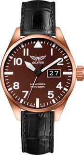 Швейцарские наручные мужские часы Aviator V.1.22.2.151.4. Коллекция Airacobra P42