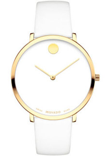 Швейцарские наручные женские часы Movado 0607138. Коллекция Ultra Slim 70th Anniversary