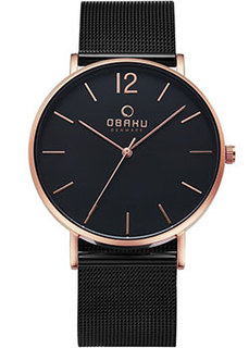 fashion наручные мужские часы Obaku V197GXVBMB. Коллекция Mesh