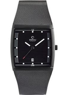 fashion наручные мужские часы Obaku V102GDBBMB. Коллекция Mesh