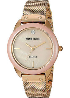 fashion наручные женские часы Anne Klein 3258TNGB. Коллекция Diamond