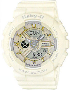 Японские наручные женские часы Casio BA-110GA-7A2. Коллекция Baby-G
