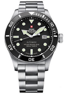 Швейцарские наручные мужские часы Swiss military SMA34075.01. Коллекция Diver Limited Edition