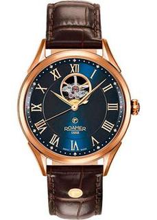 Швейцарские наручные мужские часы Roamer 550.661.49.42.05. Коллекция Swiss Matic