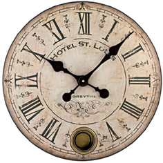 Настенные часы Lowell 21405. Коллекция Antique