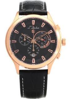 Швейцарские наручные мужские часы L Duchen D742.41.31. Коллекция Pilotage