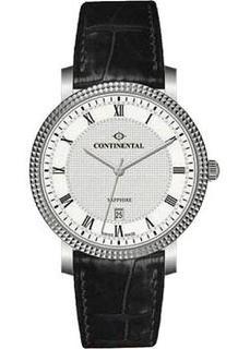 Швейцарские наручные мужские часы Continental 12201-GD154110. Коллекция Sapphire Splendour
