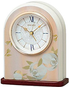 Настольные часы Seiko Clock QXE055PN. Коллекция Настольные часы