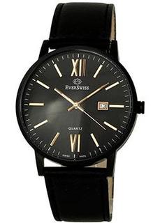 Швейцарские наручные мужские часы EverSwiss 3613-GIBB. Коллекция Classic