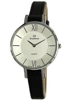 Швейцарские наручные женские часы EverSwiss 2787-LZS. Коллекция Classic