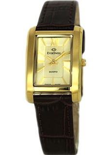 Швейцарские наручные женские часы EverSwiss 5747-LLC. Коллекция Classic