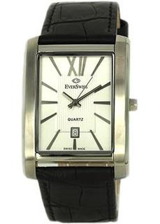 Швейцарские наручные мужские часы EverSwiss 5747-GZS. Коллекция Classic