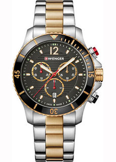 Швейцарские наручные мужские часы Wenger 01.0643.113. Коллекция Seaforce