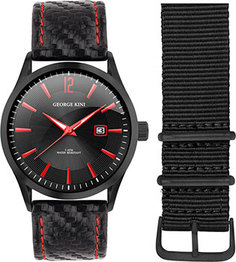 fashion наручные мужские часы George Kini GK.41.1.1B.2RD.6.2.0. Коллекция Gents Collection