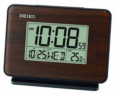 Настольные часы Seiko Clock QHL068BN. Коллекция Будильник