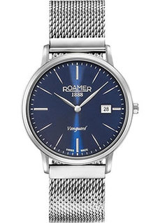 Швейцарские наручные мужские часы Roamer 979.809.41.45.90. Коллекция Vanguard