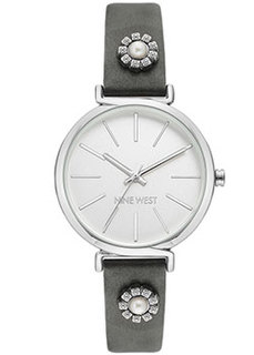 fashion наручные женские часы Nine West 2203SVGY. Коллекция Female Collection
