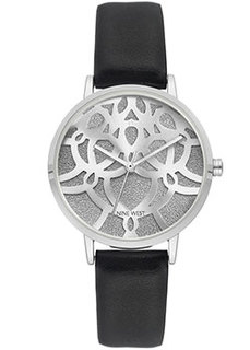 fashion наручные женские часы Nine West 2199SVBK. Коллекция Female Collection