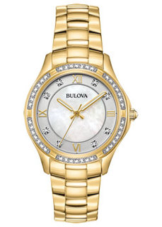 Японские наручные женские часы Bulova 98L256. Коллекция Rhapsody