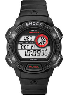 мужские часы Timex T49977RM. Коллекция Expedition Base Shock