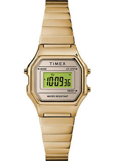 женские часы Timex TW2T48000RM. Коллекция Classical Digital Mini