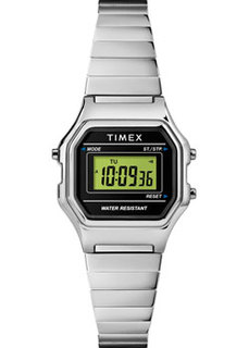 женские часы Timex TW2T48200RM. Коллекция Classical Digital Mini