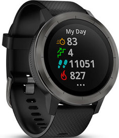 мужские часы Garmin 010-01769-12. Коллекция Vivoactive 3