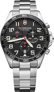 Швейцарские наручные мужские часы Victorinox Swiss Army 241855. Коллекция Fieldforce Chrono