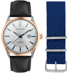 fashion наручные мужские часы George Kini GK.41.1.1SR.1BU.1.2.0. Коллекция Gents Collection