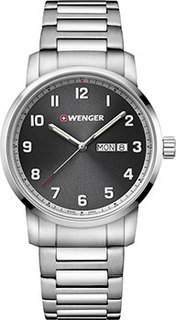 Швейцарские наручные мужские часы Wenger 01.1541.119. Коллекция Attitude Heritage