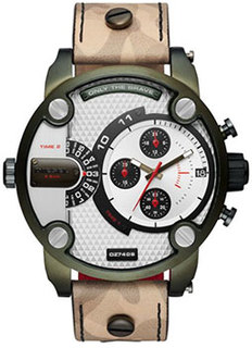 fashion наручные мужские часы Diesel DZ7409. Коллекция Little Daddy